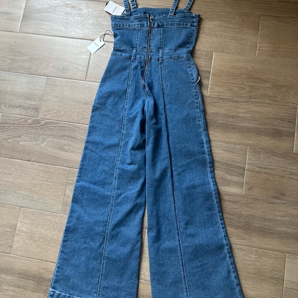 Forever 21 Denim Jumpsuit NWT - Picture 3 of 3